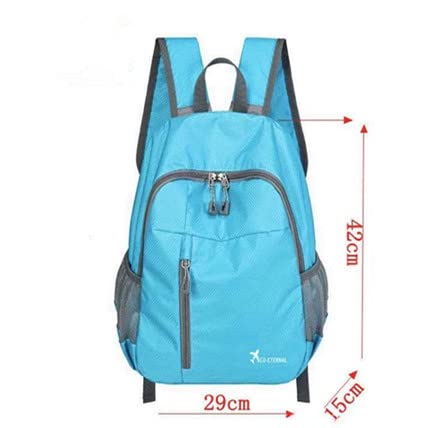 Geboldil Men's and women's leisure waterproof travel backpack.25L. blue - color: Blue1