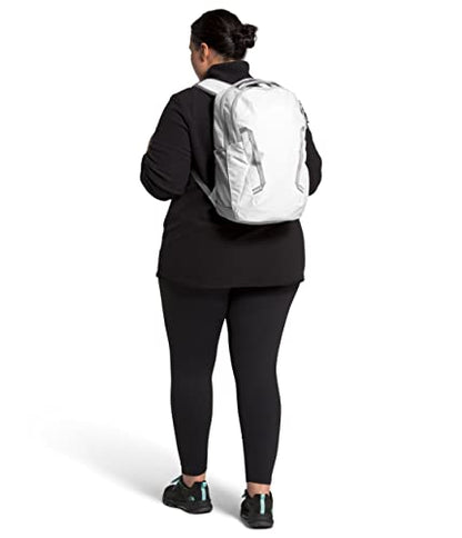 The North Face Women's Vault Everyday Laptop Backpack, TNF White Metallic Melange/Mid Grey, One Size - color: Tnf White Metallic Melange/Mid Grey