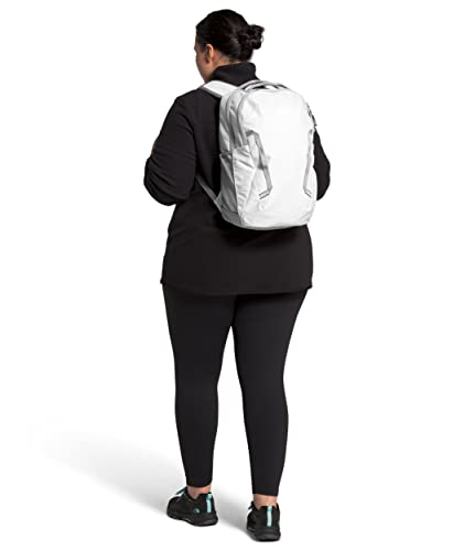The North Face Women's Vault Everyday Laptop Backpack, TNF White Metallic Melange/Mid Grey, One Size - color: Tnf White Metallic Melange/Mid Grey