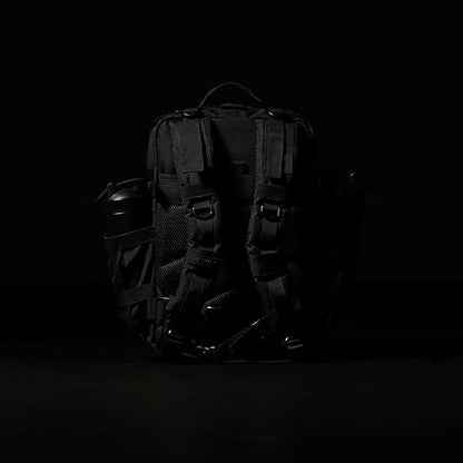 WOLFpak 35L Tactical Gym Backpack (Nightshade) Durable 1000D Waterproof Oxford Material with MOLLE Webbing, Laptop Pocket & Dual Cup Holders, Durable Fitness/Travel/Military Daypack - color: Nightshade Edition