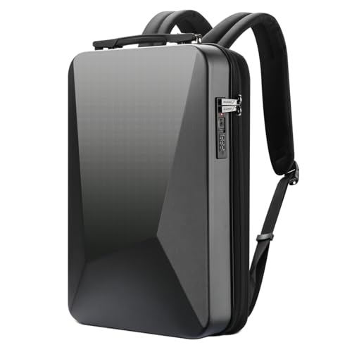 BOPai Hard Shell Tsa Laptop Backpack for Men Gaming Backpack for 17.3 inch Anti Theft Expansion Backpack Light Slim Black Usb Waterproof 15.6 Rucksack