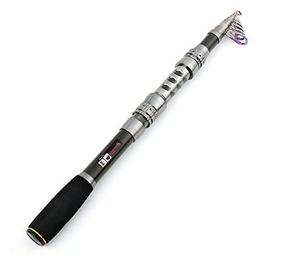 Sougayilang Fishing Rod Reel Combo with Telescopic Fishing Pole Spinning Reel Carrier Bag for Travel Saltwater Freshwater Fishing - size: 6.89 ft, style: C-only Fishing Rod