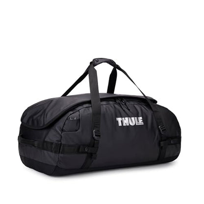 Thule Chasm Duffel bag, Weather-resistant materials, Easy packing, Converts to backpack, Internal pockets, Travel-ready - color: BLACK, size: 70L
