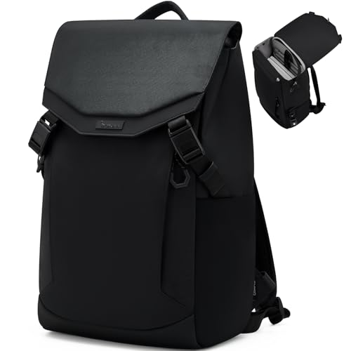 OIWAS Backpack for Men, 16 Inch Laptop Backpack for Men with Magnetic Buckle, Water-Resistant Travel Laptop Backpack - style: 19.2l