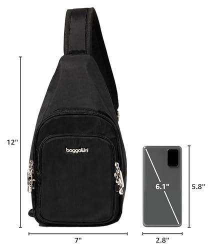 Baggallini Securtex Anti-Theft Daytripper Sling - color: Black