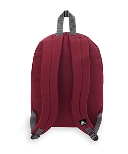 Everest Classic Backpack, Burgundy, One Size,2045CR-BURG - color: Burgundy, size: One Size