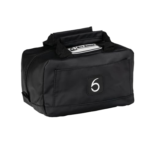 6th Sense Fishing Small Bait Bag – Durable Soft-Sided Storage for Soft Plastics (Black) - color: Black