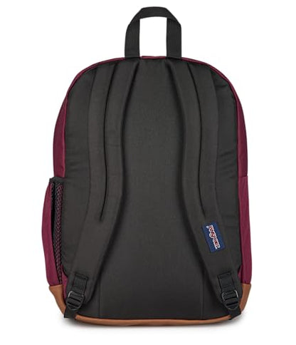 JanSport Cool Backpack with 15-inch Laptop Sleeve, Large Computer Bag Rucksack with 2 Compartments, Ergonomic Straps, Cherry Lacquer - color: Cherry Lacquer