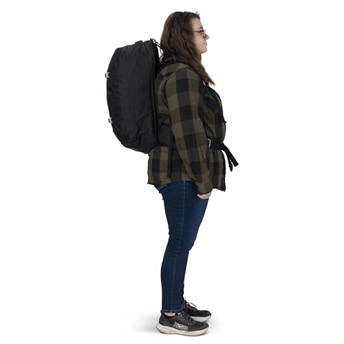 Osprey Fairview 40L Women's Travel Backpack - Carry On Bag with Laptop Sleeve and Toiletry Pocket, Black, Extended Fit - color: Black, style: 40l - Extended Fit