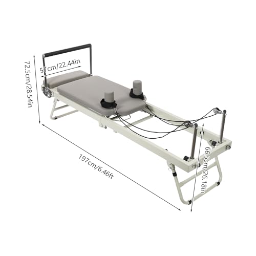 Pilates Reformer Multifunctional Yoga Fitness Equipment Pilates Exercise Equipment Foldable Pilates Performer Machine for Homes, Offices, Yoga Studios
