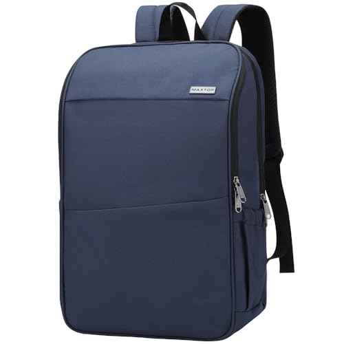 MAXTOP Deep Storage Laptop Backpack Business Anti-theft Backpacks[Water Resistant] College School Computer Bookbag Fits 17 Inch Laptop - color: Sea Blue, size: 17 inch, style: Daypack Backpacks