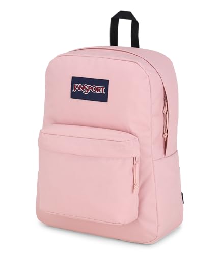 JanSport Superbreak Backpack - Durable, Lightweight Premium Backpack, Misty Rose - color: Misty Rose