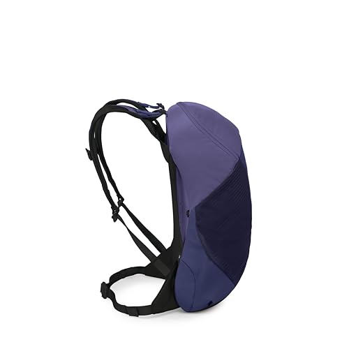 Osprey Hikelite LT 16L Hiking Backpack - Lightweight Travel Daypack with Rain Cover for Men and Women, Botswana Purple - color: Botswana Purple, style: 16l