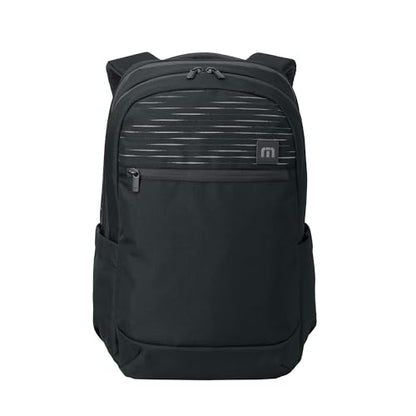 TravisMathew Approach Backpack with Laptop Sleeve, Water-Resistant Everyday Bag for Work, Travel & Hiking, Black - color: Black