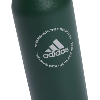adidas Metal Water Bottle 1L - color: Green Oxide/Onix Grey/Silver Metallic