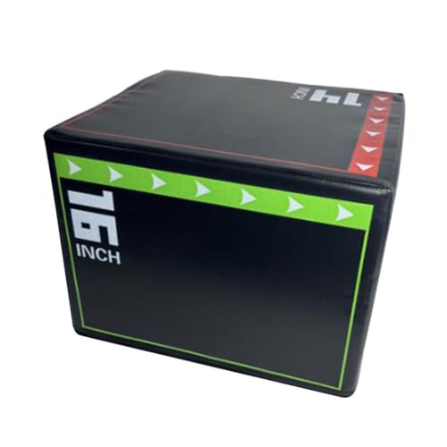 Agility Jump Plyometric Box 3-in-1 Non-Slip Heavy-Duty Foam for Home Gym Workouts