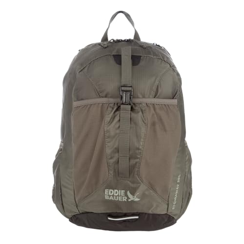 Eddie Bauer Stowaway Packable Backpack | Travel | Outdoor | Lightweight | Foldable | Durable | Ripstop Polyester | 30L - Spruce Green - color: Spruce, size: 30L