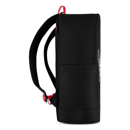 Hurley Unisex-Kids Graphic Backpack, Black/Black, One Size - color: Black/Black