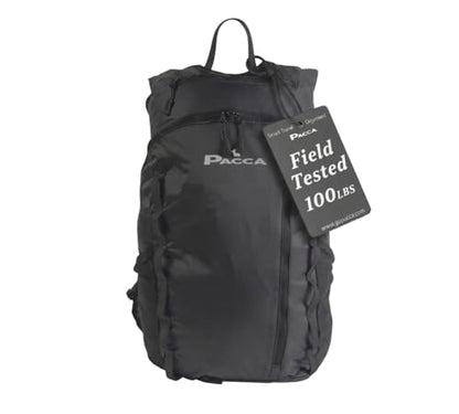 Pacca Onda 20L Packable Lightweight Foldable Backpack for Travel, Camping, Outdoor, Hiking Pocket Backpack (Black) - color: Black