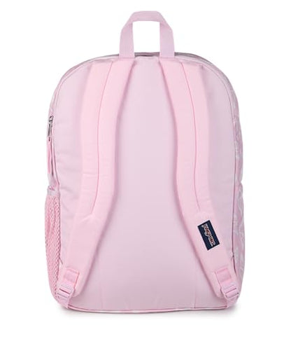 JanSport Laptop Backpack - Computer Bag with 2 Compartments, Ergonomic Shoulder Straps, 15” Laptop Sleeve, Haul Handle - Flutter By - color: Flutter By Pink