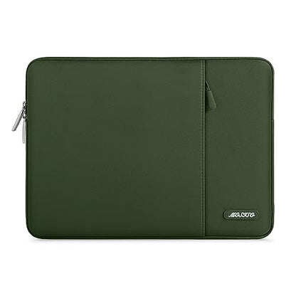MOSISO Laptop Case 13 inch, Laptop Sleeve Compatible with MacBook Neo/Air/Pro 13 inch with A18/M5/M4/M3/M2/M1 Chip 2026-2016, Polyester Vertical Computer Sleeve Bag with Pocket, Army Green - color: Army Green, size: 13 inch