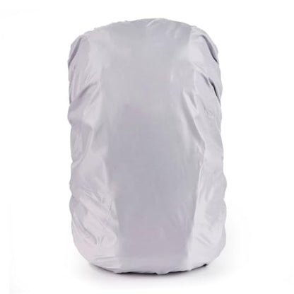 Happyyami Backpack Rain Cover Elastic Outdoor Rucksack Protector for Hiking Camping Travel Silver