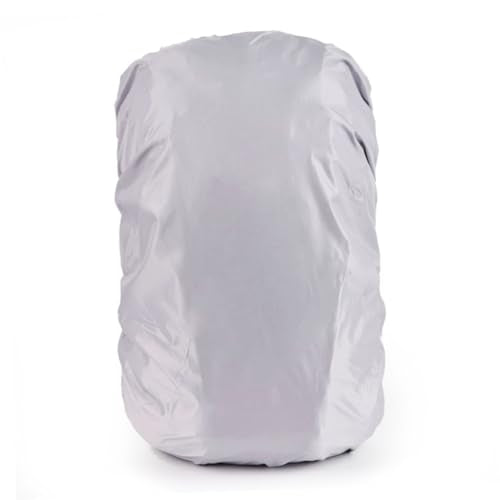 Happyyami Backpack Rain Cover Elastic Outdoor Rucksack Protector for Hiking Camping Travel Silver