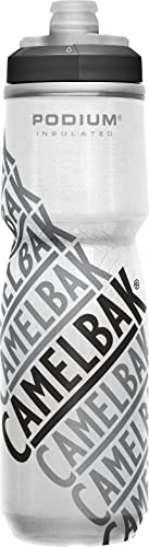 CamelBak Podium Chill Insulated Bike Squeeze Water Bottle, Cold Retention for Cycling, 24oz, Race Edition - color: Race Edition