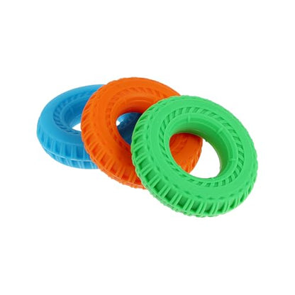 3Pcs Hand Grip Strengthener Set, Silicone Wrist Force Trainer 40Lb Blue, 50Lb Green, 60Lb Orange Rings for Hand Strengthening, Rehabilitation, and Stress Relief Exercises