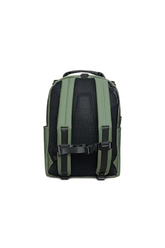 RAINS Clip Front Backpack Well- Waterproof Commuter Backpack with C-Clip Closure & Hidden Pocket, 16″ Laptop Sleeve, Urban Travel Daypack - color: Well