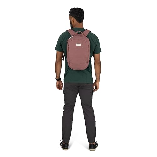 Osprey Arcane Small Day Commuter Backpack - Lightweight Everyday Bag with Laptop Sleeve, Purple Garnet Heather - color: Purple Garnet Heather