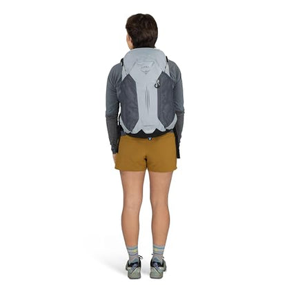 Osprey Hikelite LT 22L Hiking Backpack - Lightweight Travel Daypack with Rain Cover for Men and Women, Graphite Purple - color: Graphite Purple, style: 22l