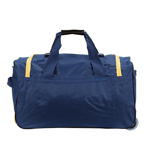 Rockland Rolling Duffel Bag, Black, 22" - color: NAVY, size: 40"