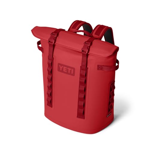 YETI Hopper M Series Backpack Soft Sided Coolers with MagShield Access - color: Rescue Red, size: M20