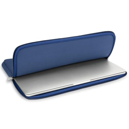 RAINYEAR 11-11.6 Inch Laptop Sleeve Protective Case Soft Carrying Cover Compatible with MacBook Neo A18 11.6" MacBook Air for 11" Notebook Tablet Chromebook (Navy Blue) - color: Navy Blue, size: 11"-11.6"