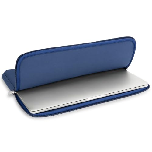 RAINYEAR 13 Inch Laptop Sleeve Compatible with 13.3" MacBook Air/Pro M1 M2 M3 M4 M5 A3449 A3240 A3113 A2681 A2338 Carrying Computer Bag Protective Cover Case (Navy Blue) - color: Navy Blue, size: 13"