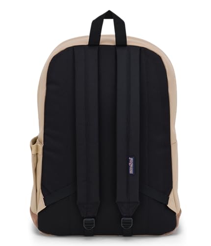 JanSport Right Pack Backpack - Durable Daypack with Padded 15" Laptop Sleeve, Spacious Main Compartment & Integrated Water Bottle Pocket - Travertine - color: Travertine