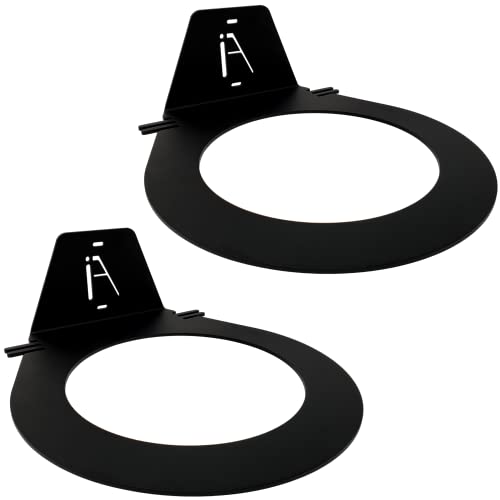 IRON AMERICAN USA Dynamax Medicine Ball Wall Mount Storage Rack, 8.5 Inches Inside Diameter, 30-lb Capacity, for Gym Exercise Sports Balls, Wall Balls and Slam Balls, Hardware Included - style: Dynamax Ball Holder (2-PACK)