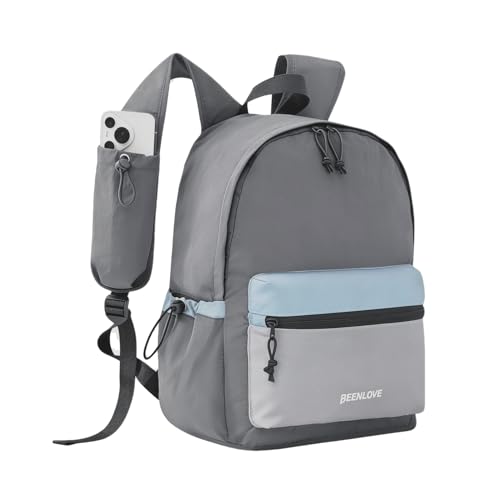Lightweight Hiking Bag 16L Waterproof,Foldable Backpack for Hiking Essentials,Packable Back pack for Cycling Gym,Grey - color: Grey