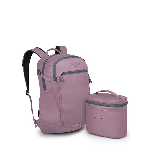 Osprey Axis Campus Laptop Backpack x Hydro Flask 5L Lunch Bag - Everyday Commuter Bundle for Campus and Work, Iris - color: Iris
