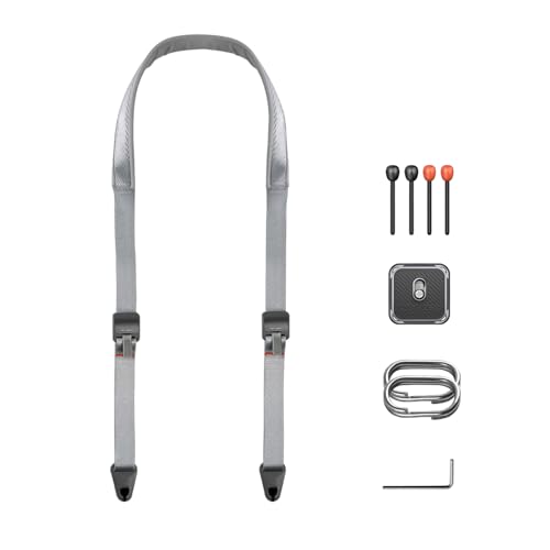 PGYTECH Camera Strap Quick-Release for Photographers/Travel, Adjustable - color: Rock Grey