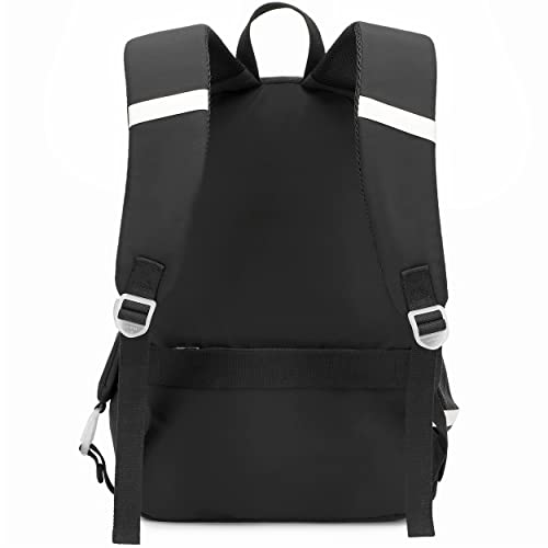 Hey Yoo School Backpack for Girls Backpack with Lunch Box Teen Girl Backpack Set Cute School Bag Bookbag for Teen Girls (Black) - color: Black
