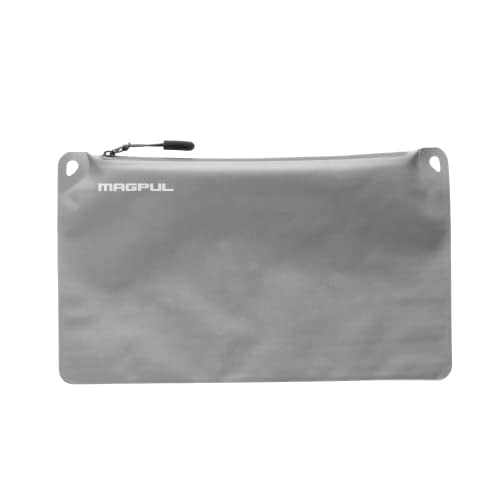 Magpul DAKA Lite Pouch Zippered Tactical Range Tool and Gear Bag - color: Gray, size: Medium (7" x 12")