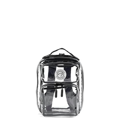 WOLFpak 9L Mini Tactical Backpack for Men & Women | Compact, Small Everyday Carry Bag for Gym & Travel | Durable, Water-Resistant Daypack with Molle System and Patch Panel (Clear) - color: Clear