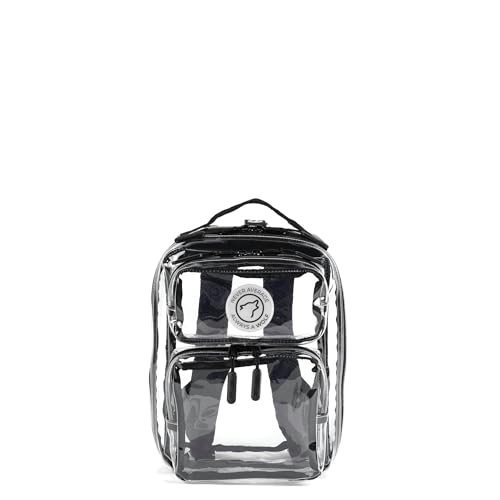WOLFpak 9L Mini Tactical Backpack for Men & Women | Compact, Small Everyday Carry Bag for Gym & Travel | Durable, Water-Resistant Daypack with Molle System and Patch Panel (Clear) - color: Clear