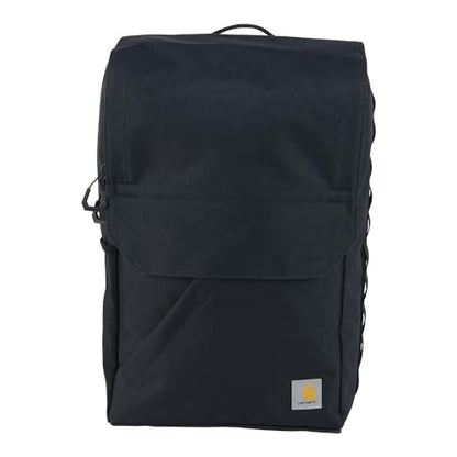 Carhartt 21L Top-Load Backpack, Durable Water Resistant Coated Canvas Base W/ 17" Laptop Sleeve, Black - color: Black