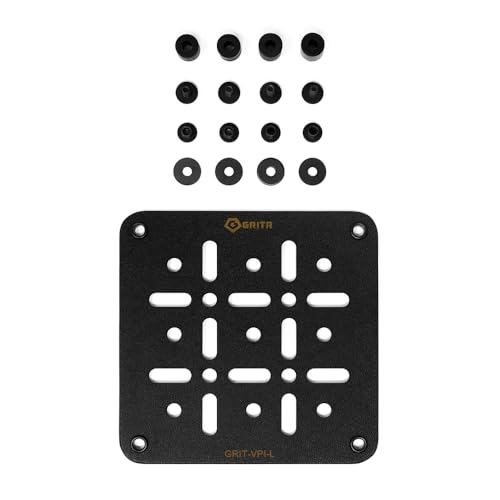 GRITR Kydex Hook & Loop Panel Insert/Adhesive Loop Sheets – Tactical & Military Gear Organizers for Holsters, Mag Carriers, Knife Sheaths, Flashlights, and More - style: Large