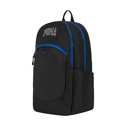 PUMA Rally Backpack, Blue/Black, OS - color: Black/Vivid Blue