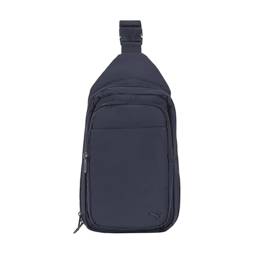 PUMA Women's Doer Sling Backpack with Adjustable Strap, Water Bottle Pocket & Zip Pockets, New Navy, One Size - color: New Navy