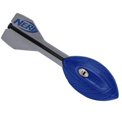 Nerf Vortex Aero Howler Foam Ball – Classic Long-Distance Football - Flight-Optimizing Tail - Hand Grip – Indoor and Outdoor Fun (Blue) - color: Blue